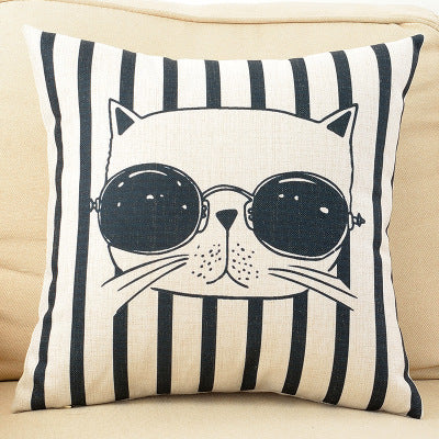 Encantadora almohada de dibujos animados