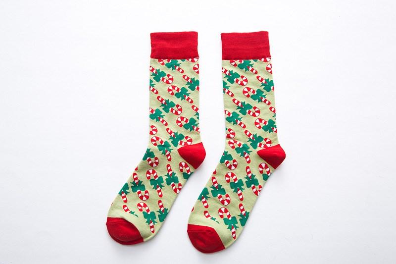 Christmas Candy Cane Socks