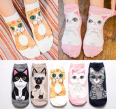 Breathable cotton socks