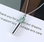 Aromatherapy essential oil necklace