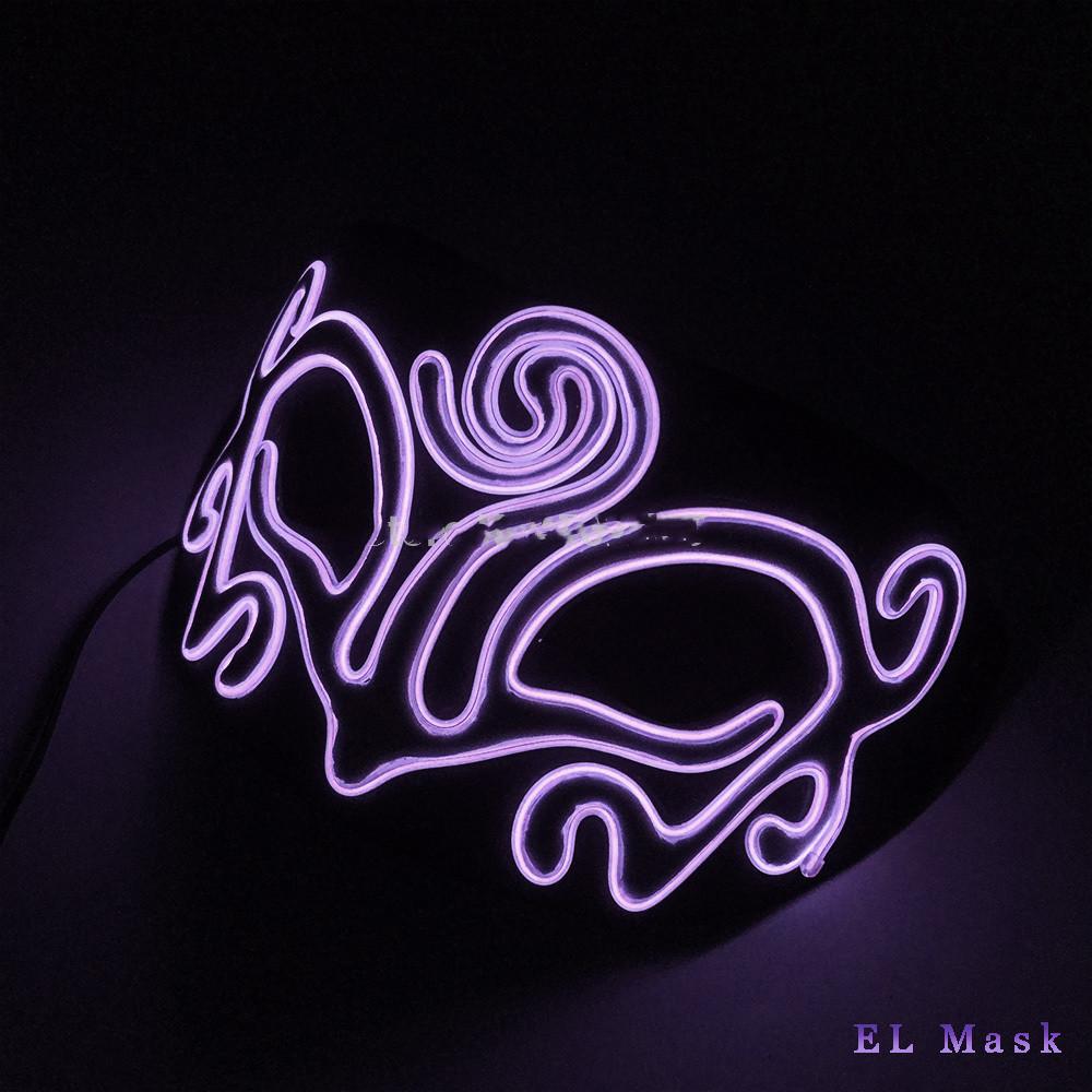 Party halloween EL glow mask