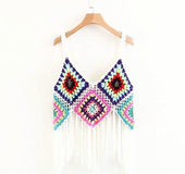 Bohemian Handmade Crochet Tassel Top