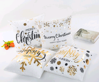 Bronzing exclusive Christmas pillowcase
