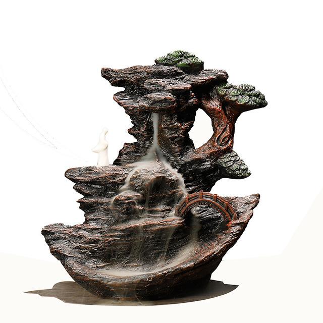 Backflow incense burner ceramic aromatherapy furnace