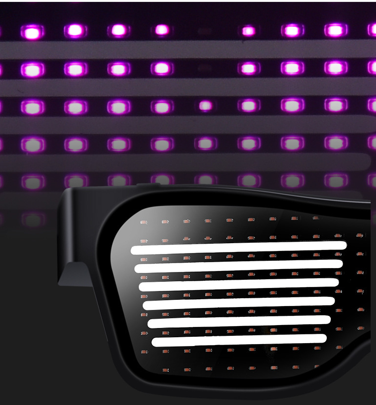 LED light glasses