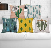 Cartoon creative cactus prickly pear