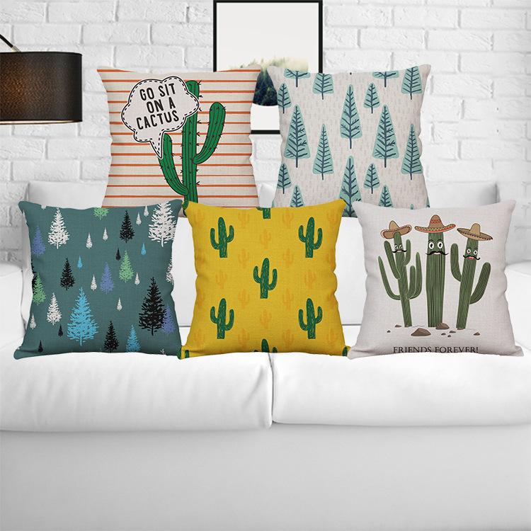 Cartoon creative cactus prickly pear