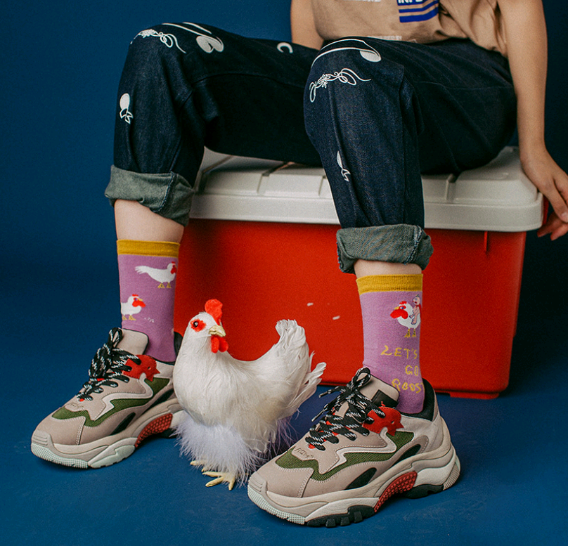 Animal tube socks