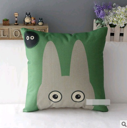 Cotton and Pillow Jacket Car Cushion Cover Home Anime Cartoon Big Totoro Spirited Away