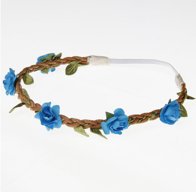 Children's woven rose hair band