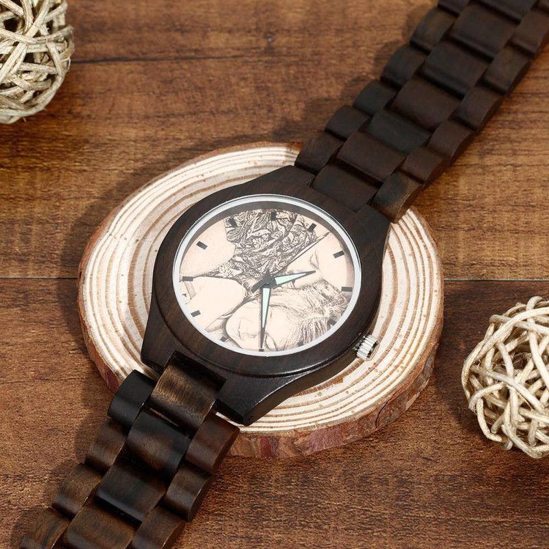 Wooden Photo Watch