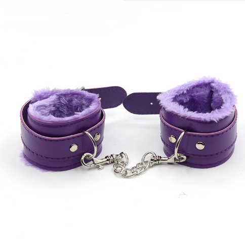 Adult aureve leather bondage fetish 4 colours have handcuffs foot ankle cuffs bdsm sex toys for a couple free delivery