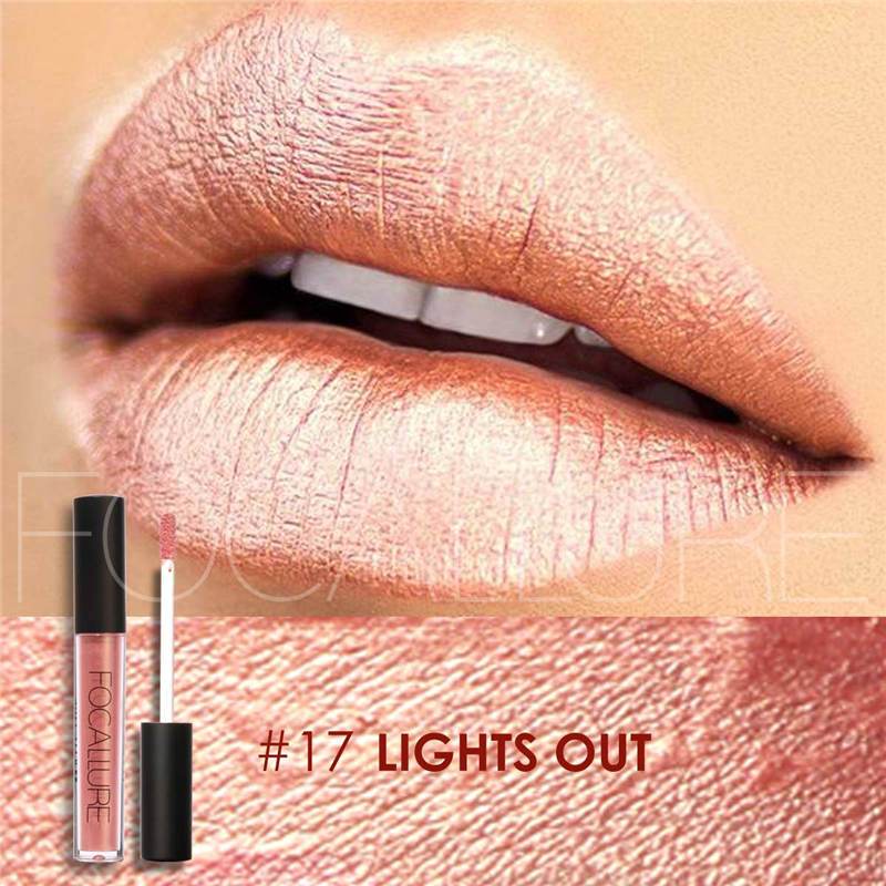 5 Colors Matte Liquid Lipgloss Metallic Lipstick