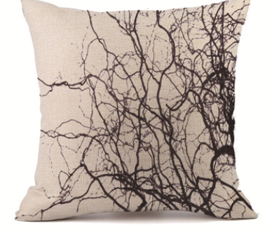 Customized pillowcase car sofa pillowcase lumbar pillow linen pillow sofa cushion