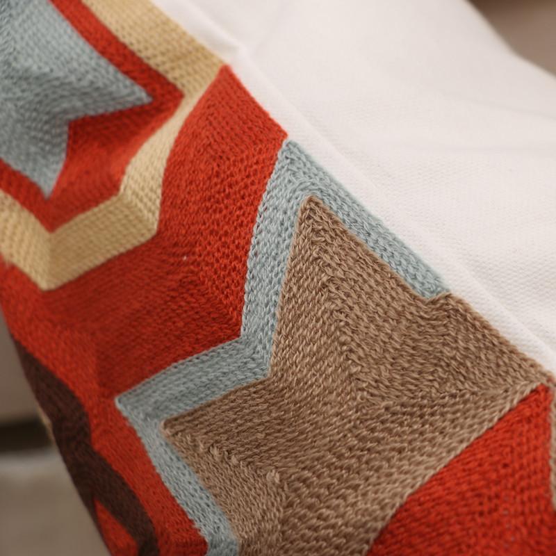 Cotton embroidered pillowcase