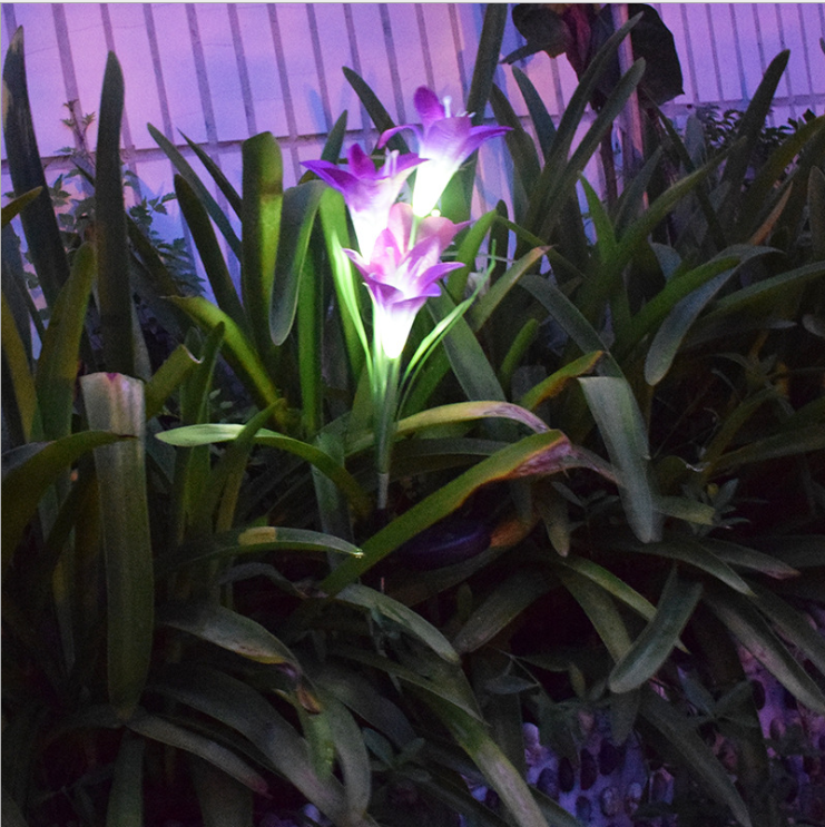 Flor artificial LED Luz Solar