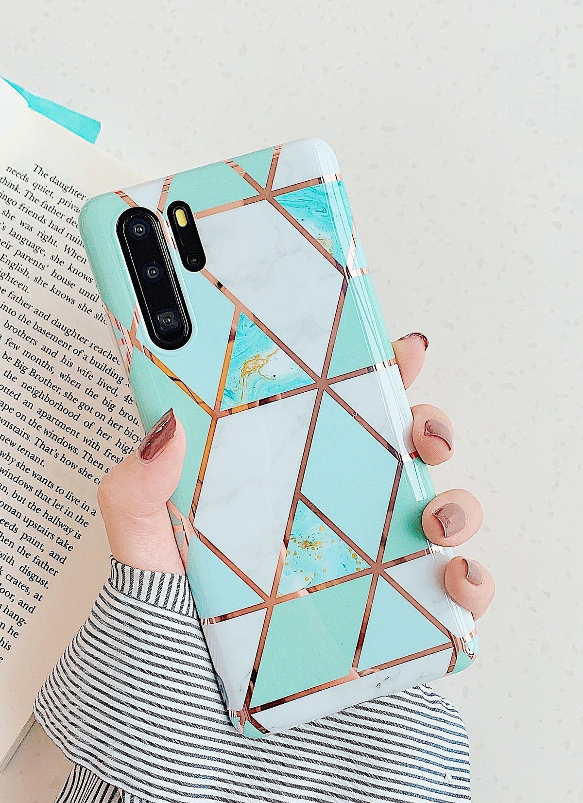 Electroplated marble mobile       | Samsung | Huawei