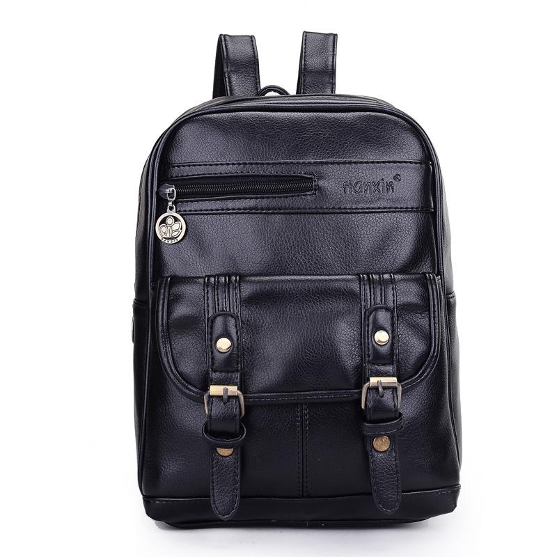 The explosion of hot retro fashion brand handbag Backpack School wind PU leather handbags Backpack