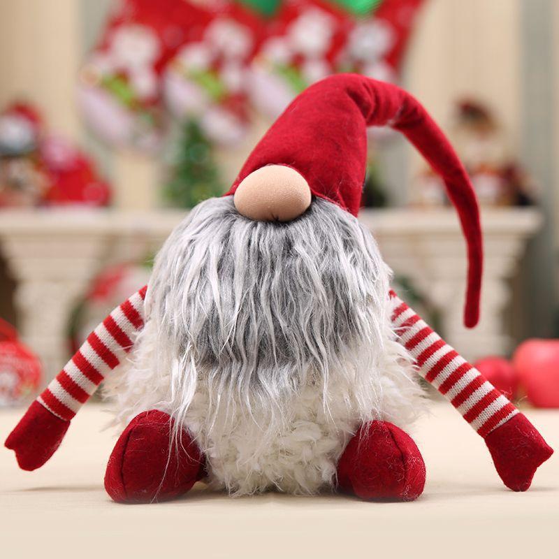 Cartoon christmas decoration doll faceless doll