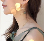 Metal earrings