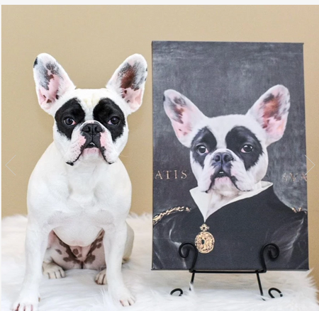 Personalized Pet Canvas Portrait