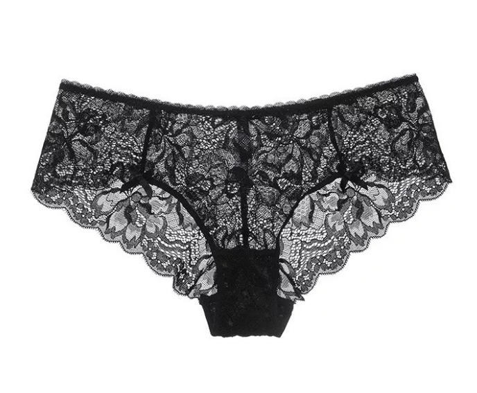 Floral lace underwear