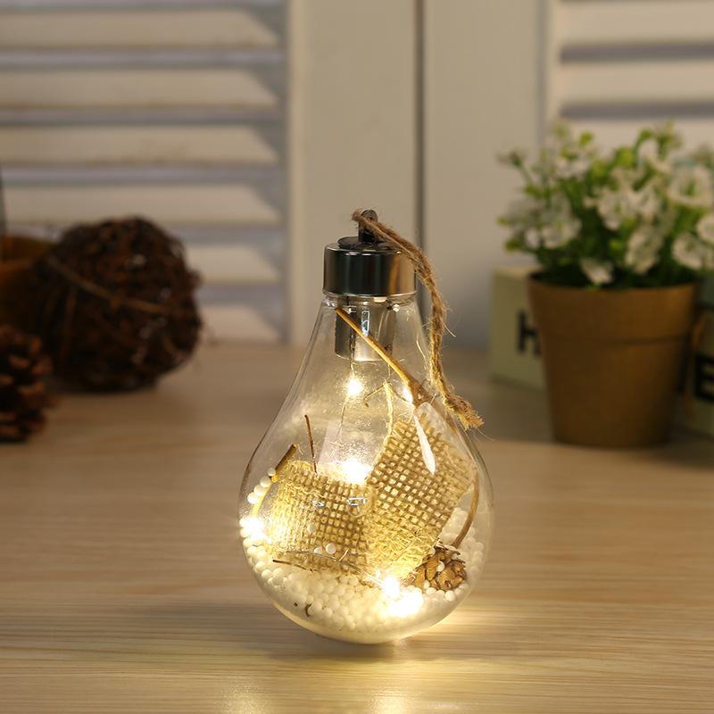 Christmas tree decoration pendant plastic bulb ball