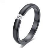 Zircon ring tail ring