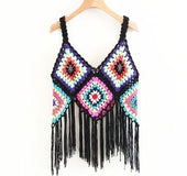 Bohemian Handmade Crochet Tassel Top