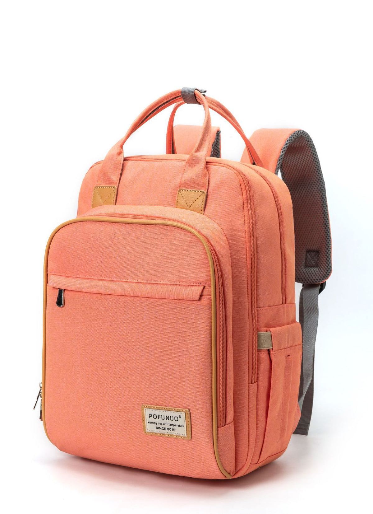 Bottle Heating Multi-Function Mommy Bag Waterproof Travel Baby Backpack With USB Interface