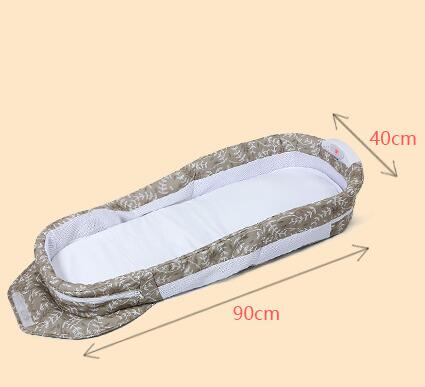 Crib bed diaper table with music portable sleeping basket