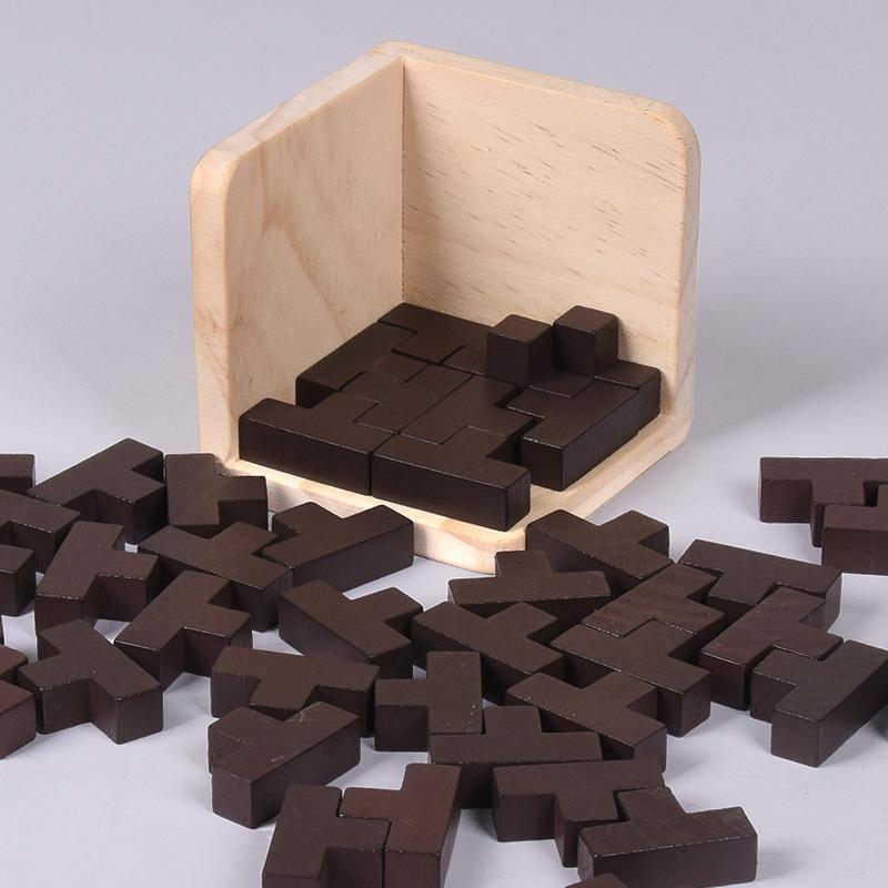 Wooden educational toy Kongming lock Luban lock