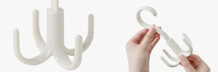 Rotary hanger, scarf, tie, scarf, clothes hanger, multi-functional plastic hanger for household use and space saving