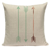 Green sofa cushion cover