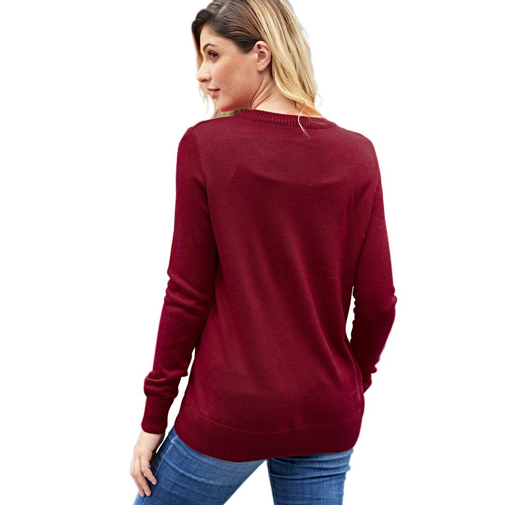 Christmas tree pullover knit sweater
