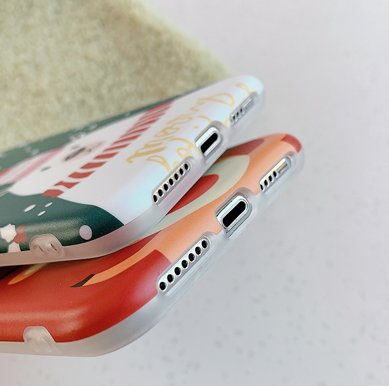Christmas frosted phone case