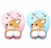 Keji dog dog mouse pad dog wrist pad cartoon creative pattern girl Keji PP silicone wristband