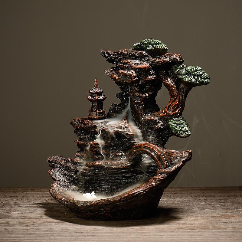 Backflow incense burner ceramic aromatherapy furnace