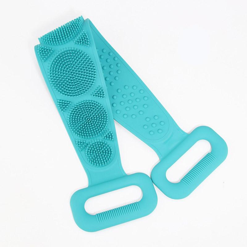 Bath towel silicone rubbing back towel