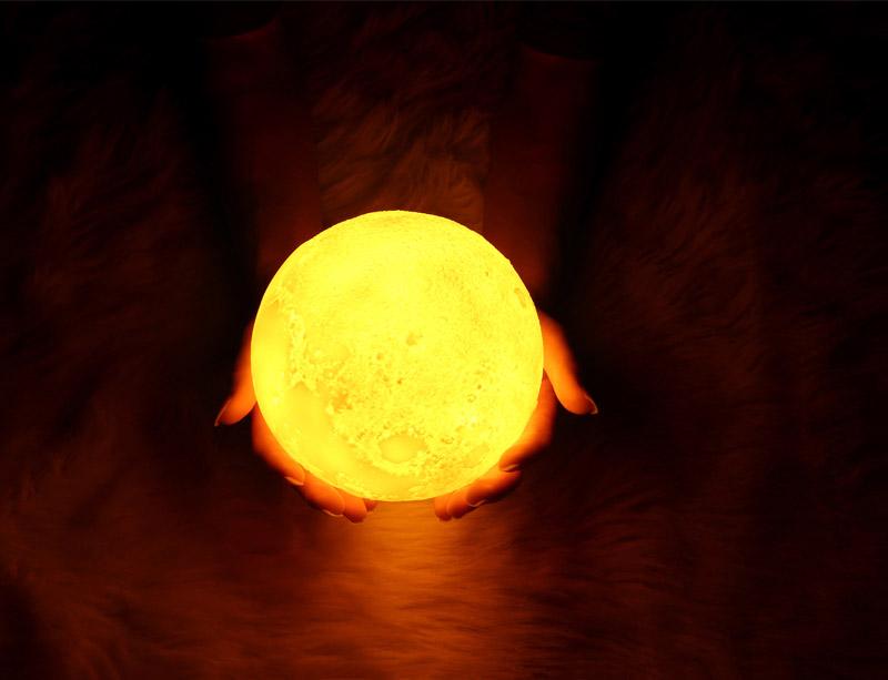 Creative night light moon light air humidifier