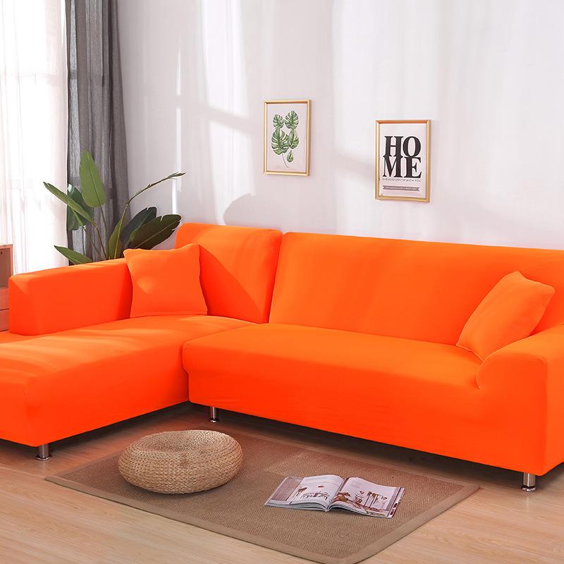 Tight Wrap Sofa Cover Elastic 2 Pieces Sofa Cover If L Style Piece Corner Sofa