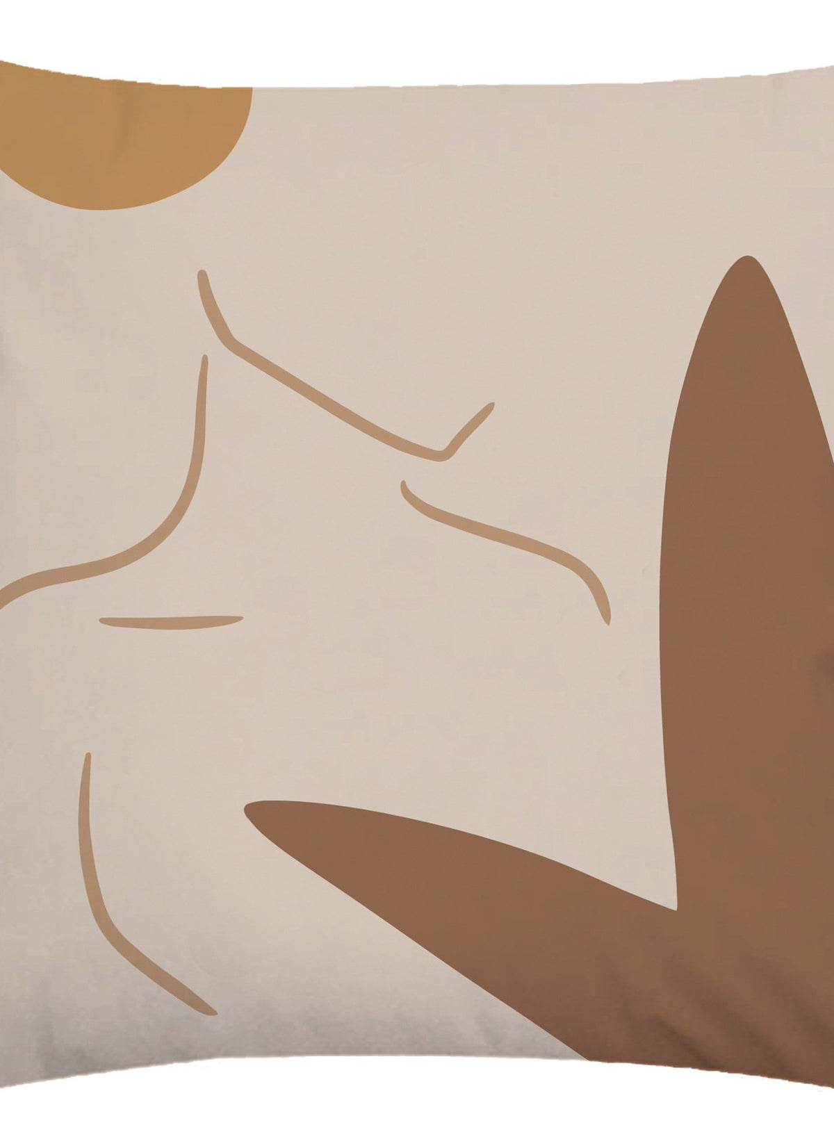 Abstract female pillowcase