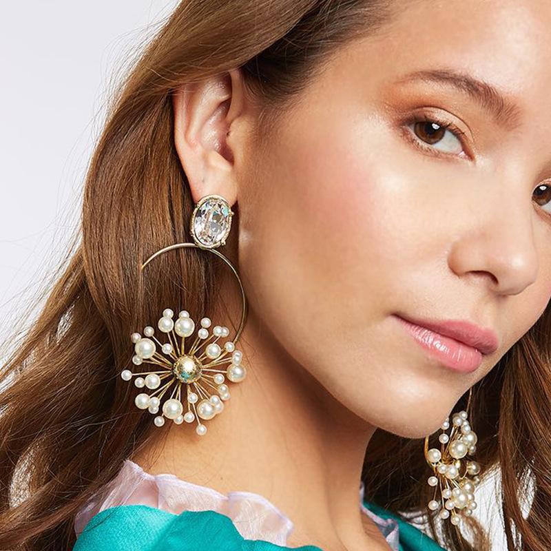 Floral earrings