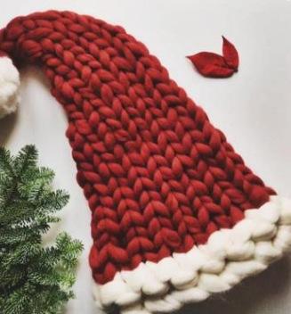 Christmas hat with pompom