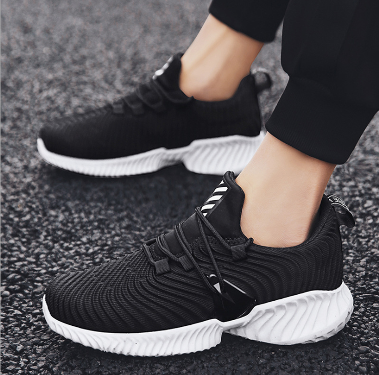 Breathable flying woven sports casual shoes shoes tide shoes running shoes