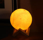 Creative moon multi-function USB atmosphere night light humidifier