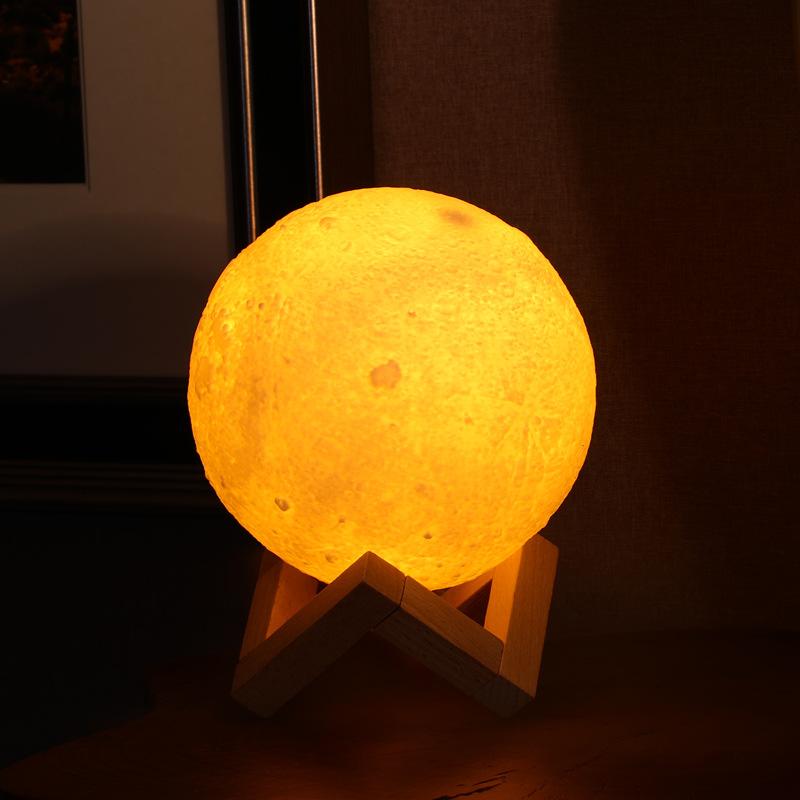 Creative moon multi-function USB atmosphere night light humidifier
