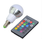 Bombilla De Control Remoto De Siete Colores Con Control Remoto