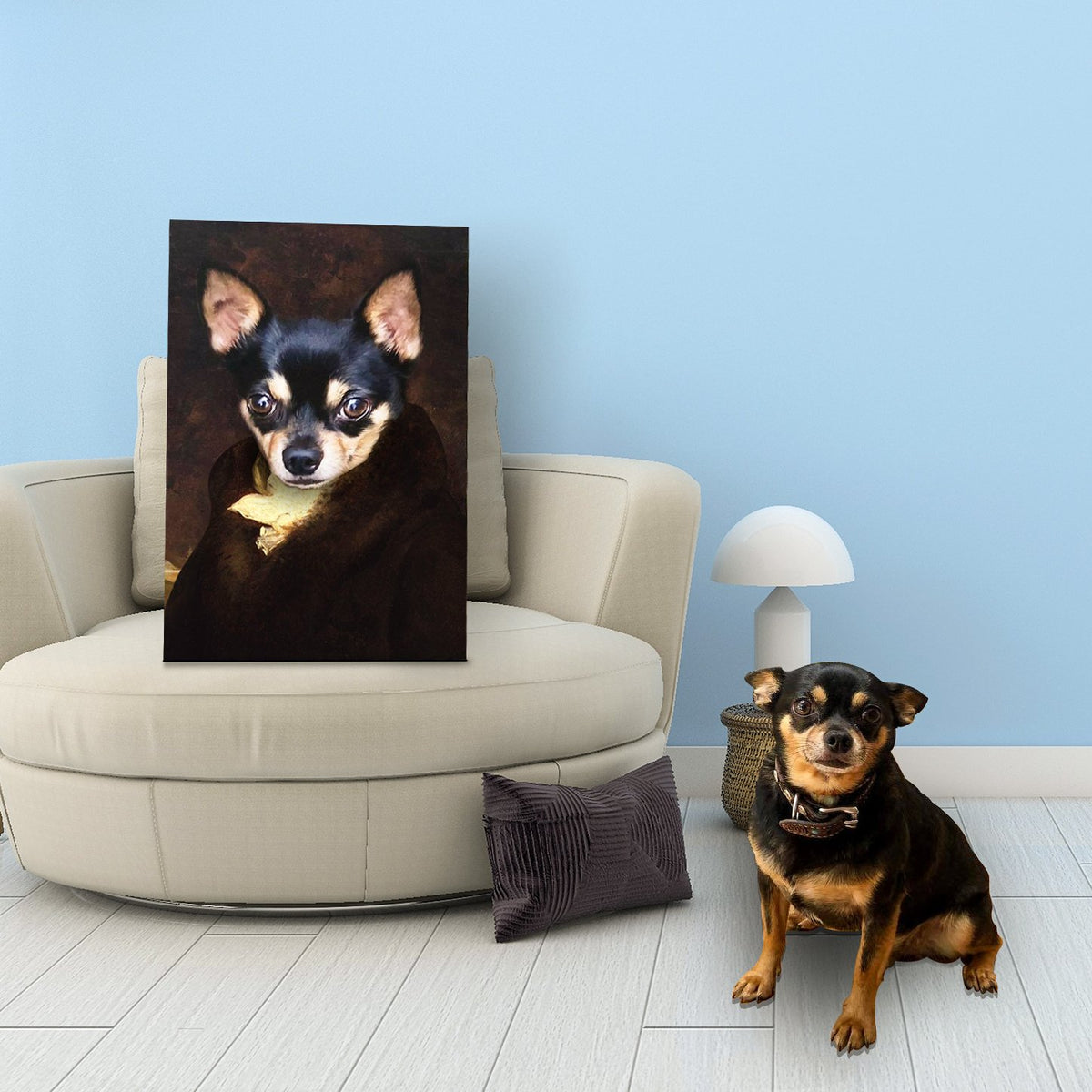 Personalized Pet Canvas Portrait