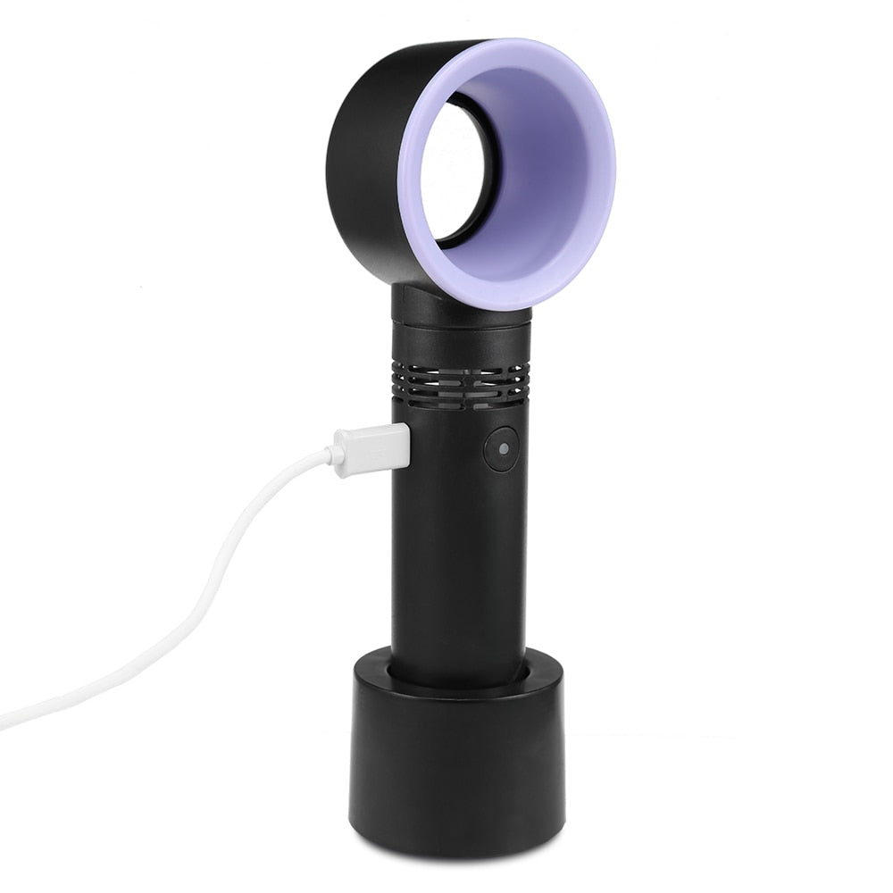 Pequeño Ventilador Portátil Sin Aspas Carga USB